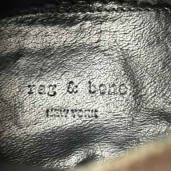 Rag & Bone Harrow Brown Suede Leather Strap Boots Stacked Heel Size 39 US 8.5 - Picture 13 of 17